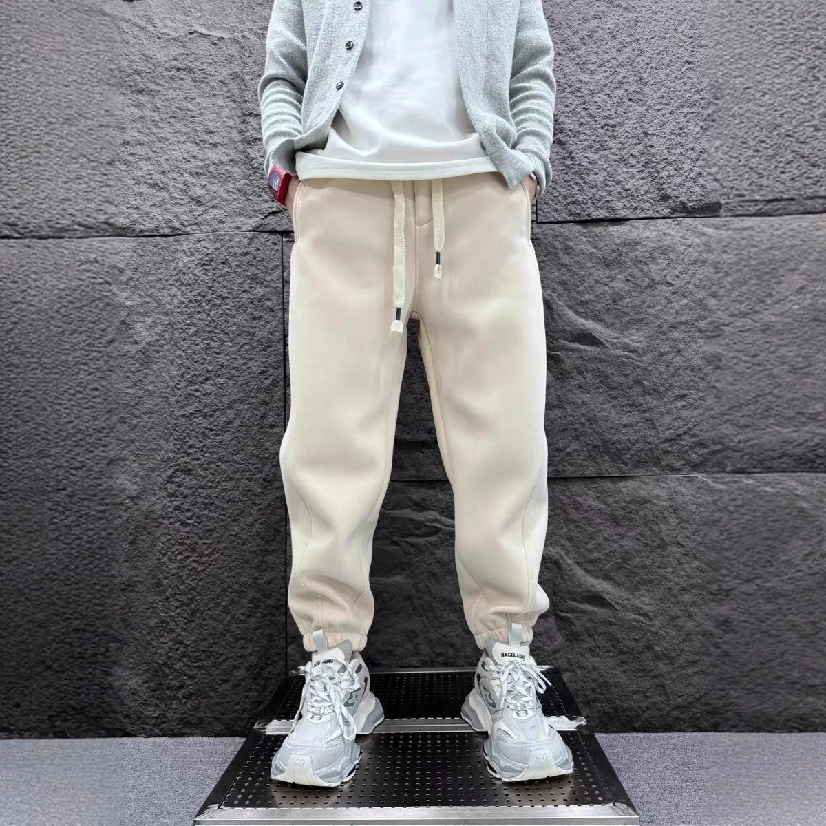 

Mens Trousers Autumn Winter Men's Clothing Baggy Pants Gym Man Big Size Male Clothes Tracksuit Sport Sweatpants Y2k Work