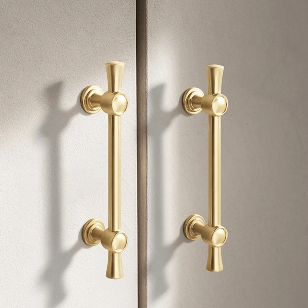 Elegant Cabinet Knobs French Style Solid Zinc Alloy Door Handles Silver Gold Finish Cabinet Handles