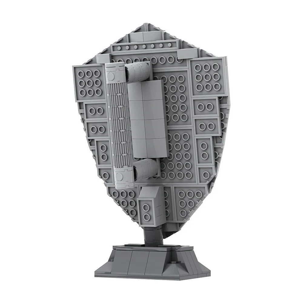 MOC Zeldaed Game Shield Model Building Blocks Link Knight Shield Soldier Combat Defense Weapon Assembly Brick Toy Gift