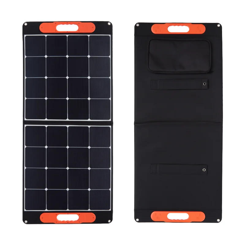 18V Sunpower Cells Portable 100W ETFE Foldable Solar Panel Bag