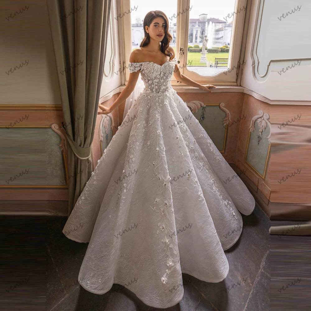 Gorgeous Wedding Dresses Glamorous Bridal Gowns Lace Appliques Sweetheart  свадебное платье Vestidos De Novia Customized 2026