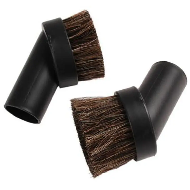 32mm Dust Removal Brush Shop Vacuum Cleaner Tools Accessories Vacuum Cleaner Adapter Brush Head Nozzle Horsehair Round Brush