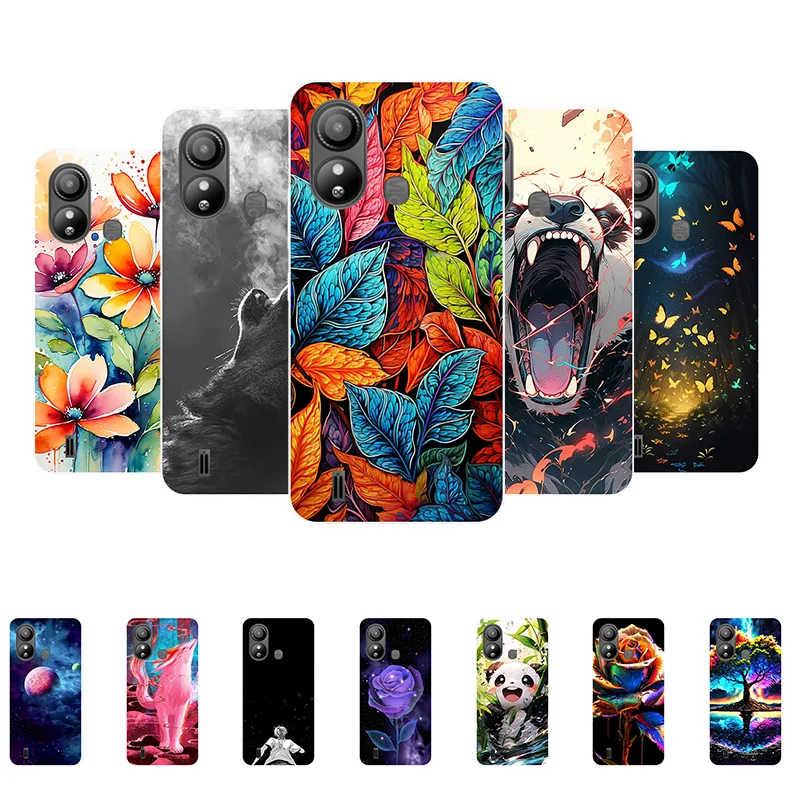 

For ZTE Blade L220 Case L 220 Leaves Panda Soft Silicone Back Cover for ZTE Blade L220 Bumper BladeL220 Phone Case