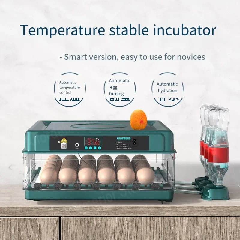 lncubator Small Automatic Incubator Household Smart Egg Incubator Rutin Chicken Quail Duck Goose Incubator