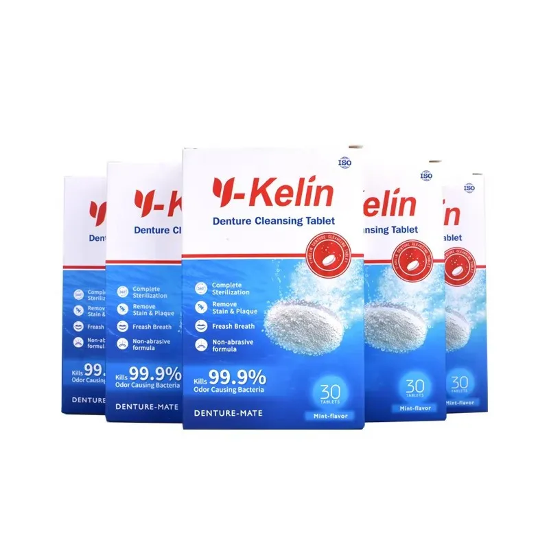 Y-Kelin compresse detergenti per protesi 360 compresse protesi compressa effervescente protesi detergente sterilizzante