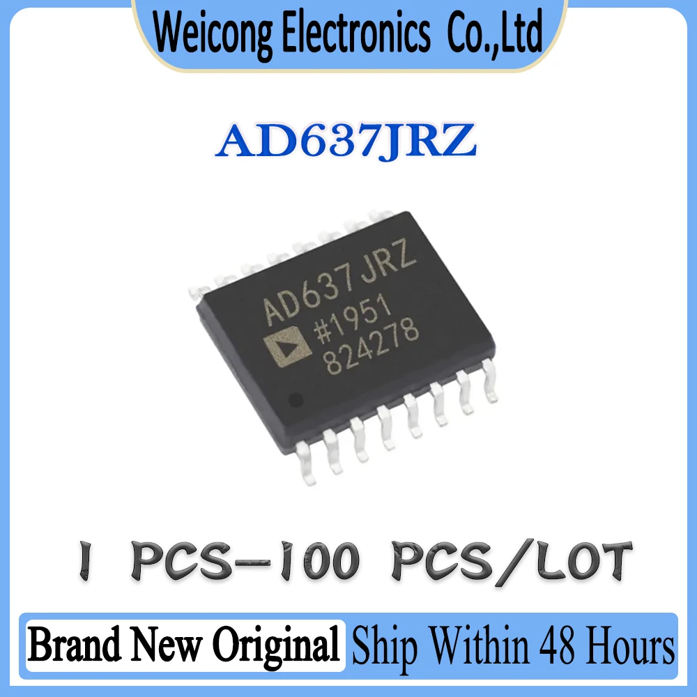 100% Brand New Original AD637JRZ AD637JR AD637J AD637 637JRZ AD63 AD6 AD IC Chip SOP-16