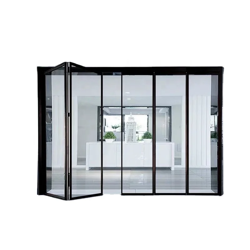 For Beize American style double glazed black thermal break aluminium horizontal sliding windows and doors with lock