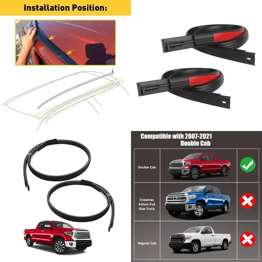 

1 пара резиновых полосок на крышу, автомобильные аксессуары, простая установка, сменный уплотнитель от дождя для 07-20 X37F