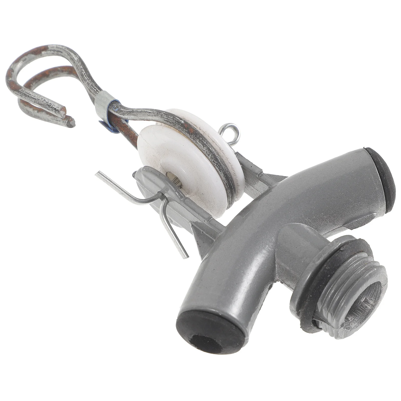 

Waterproof E27 Lamp Socket with Hook 3-Way Hanging Light Base Zinc Alloy Construction for Garage Mine Tunnel Lighting