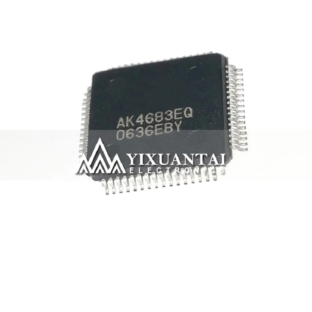 1/5/10pcs/lot Free shipping  AK4683EQ  IC ASYNC AUD CODEC 24BIT 64LQFP  New Original