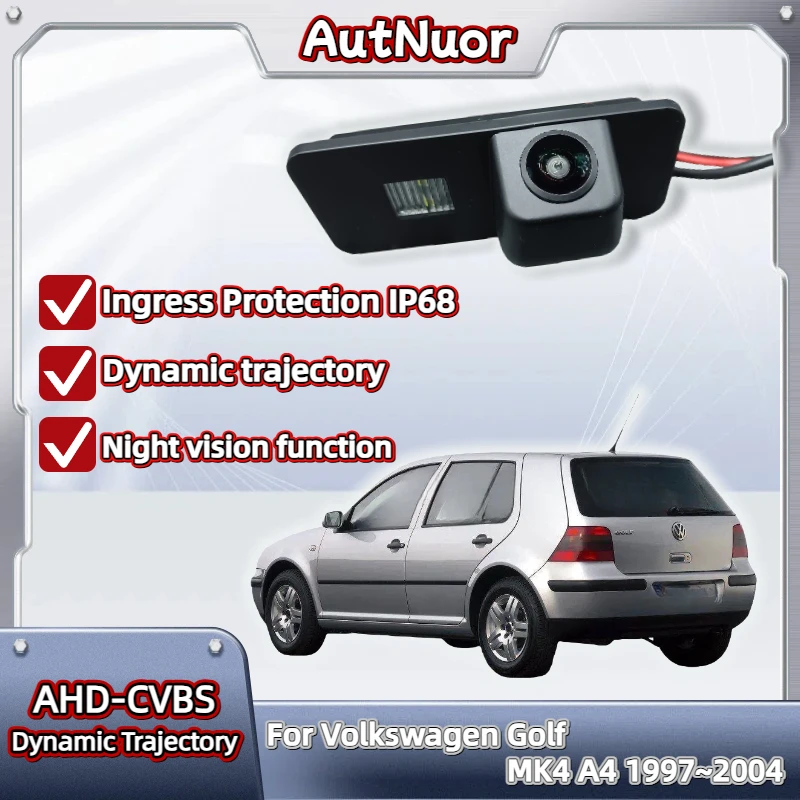 

HD камера заднего вида «рыбий глаз» для Volkswagen Golf MK4 A4 1997 ~ 2004 ночного видения, вид сзади, резервная парковка, CCD-наблюдение