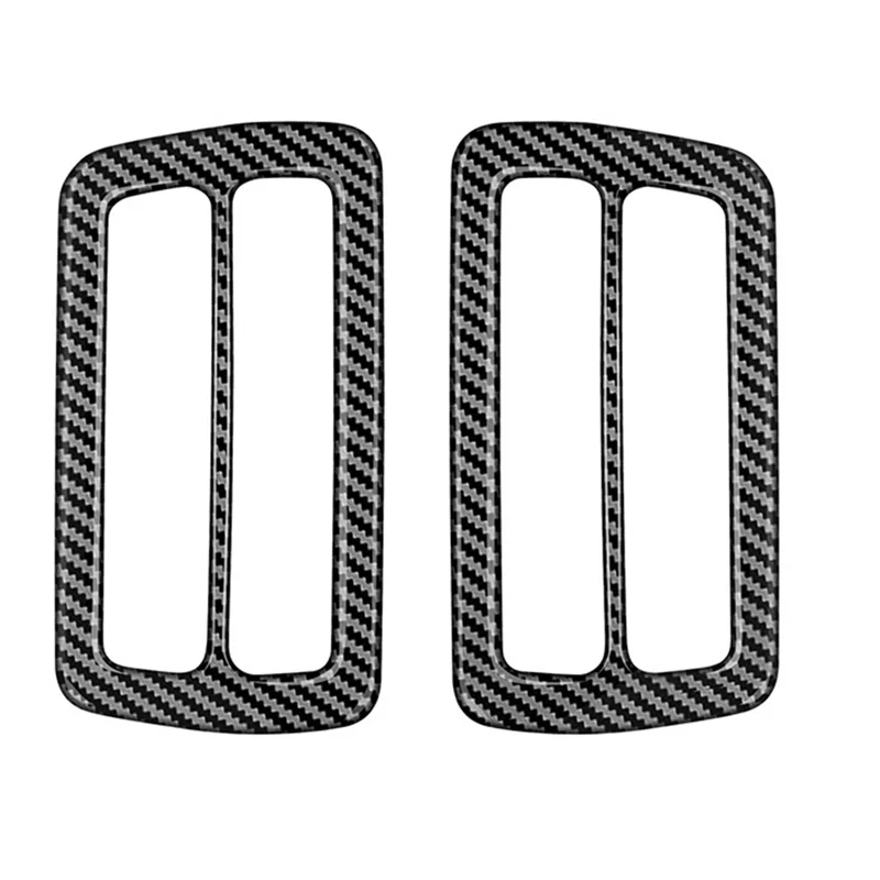 

A03Q-Car Instrument Panel Air Outlet Frame For Toyota TACOMA 2024 A/C Air Outlet Trim Stickers Car Parts Component Carbon Fiber