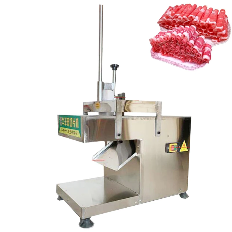 

Multifunctional Electric Meat Slicer Freezing Beef Mutton Rolls Slicer Machine Stainless Steel Meat Planer