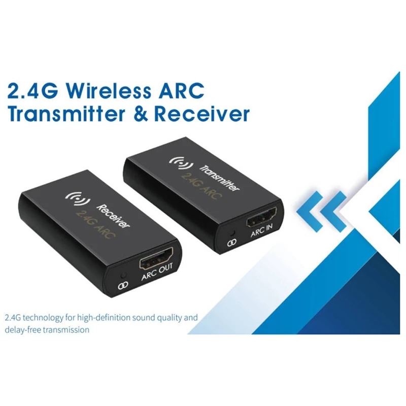 2.4G Wireless Audio ARC Transmitter Receiver 50M Audio Txandrx Wireless Audio -Compatible Extender For TV Projector