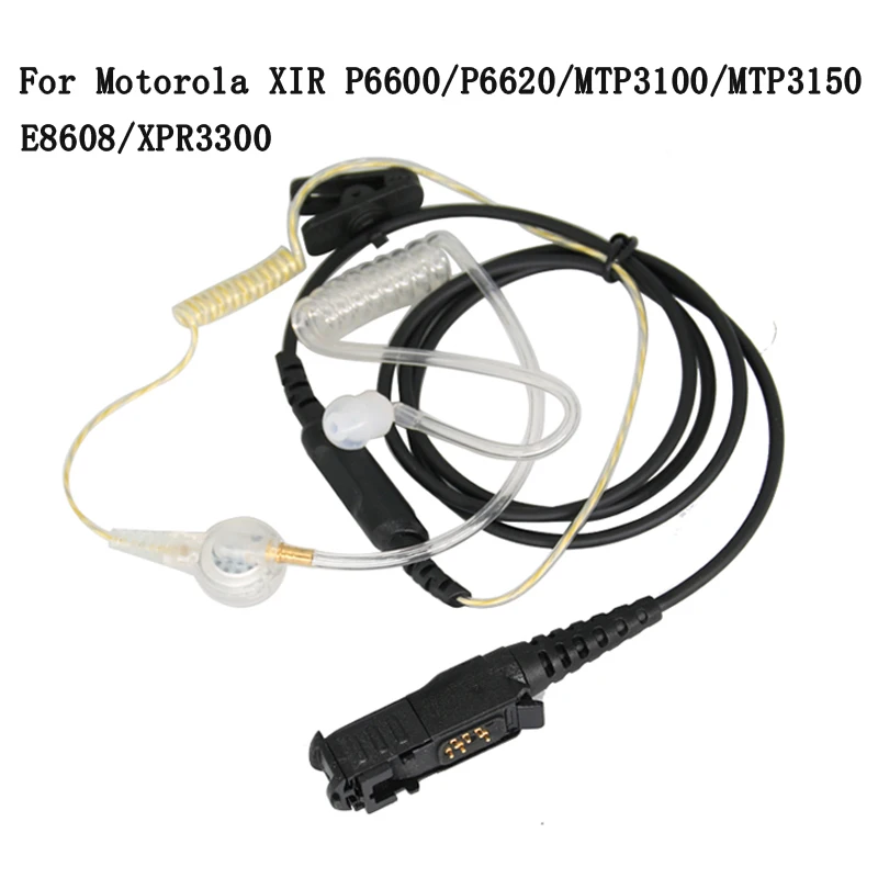

Walkie Talkie Acoustic Tube Earpiece for Motorola XIR P6620 / P6600i / E8608 / MTP3150 / MTP3250 Two-way Radio Headset