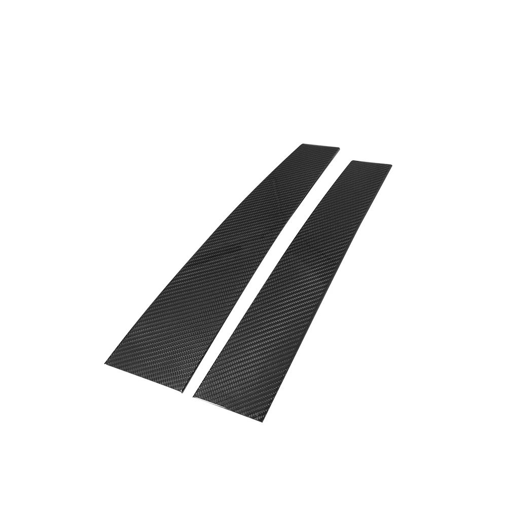 For Toyota Corolla GR 2023-2025 Real Dry Carbon Fiber Exterior Door B-pillar Panel Trim Cover Car Accessories