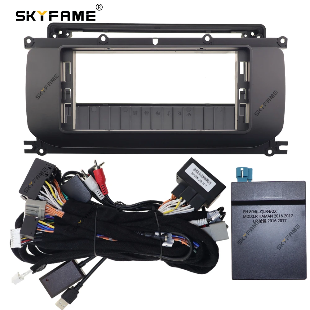 

SKYFAME 12.3 Inch Frame Fascia Adapter Canbus Box Android Radio Dash Fitting Panel Kit For Land Range Rover Evoque