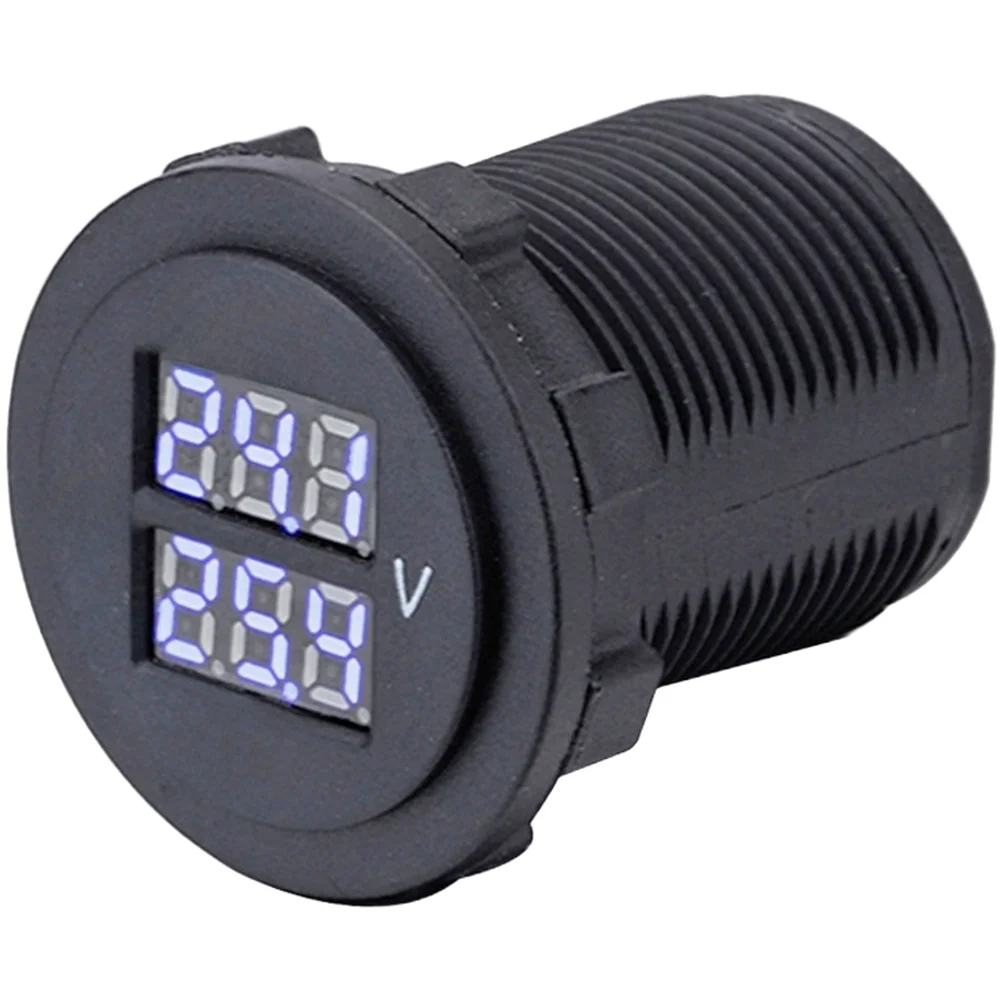 DC Digital Voltmeter for Monitoring Battery Voltage in 12V 24V 60V For vehicles Including Cars Boats RVs and Motorcycles