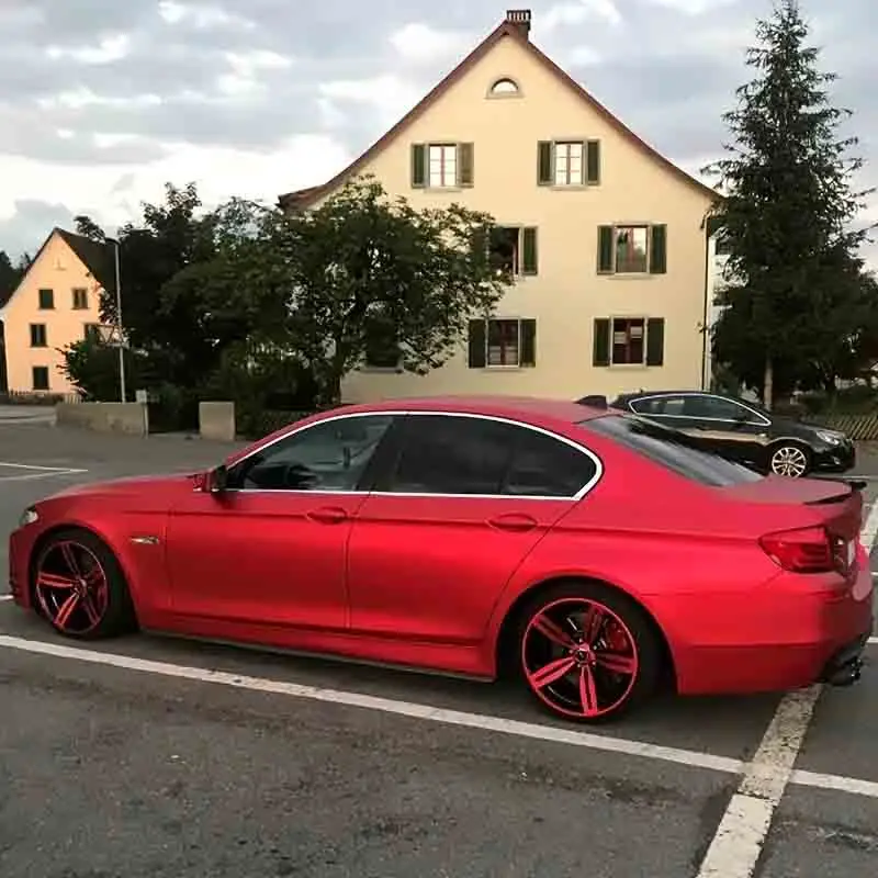 غلاف فينيل معدني كروم غير لامع ممتاز، غلاف سيارة ذاتي اللصق من Air-Release #6