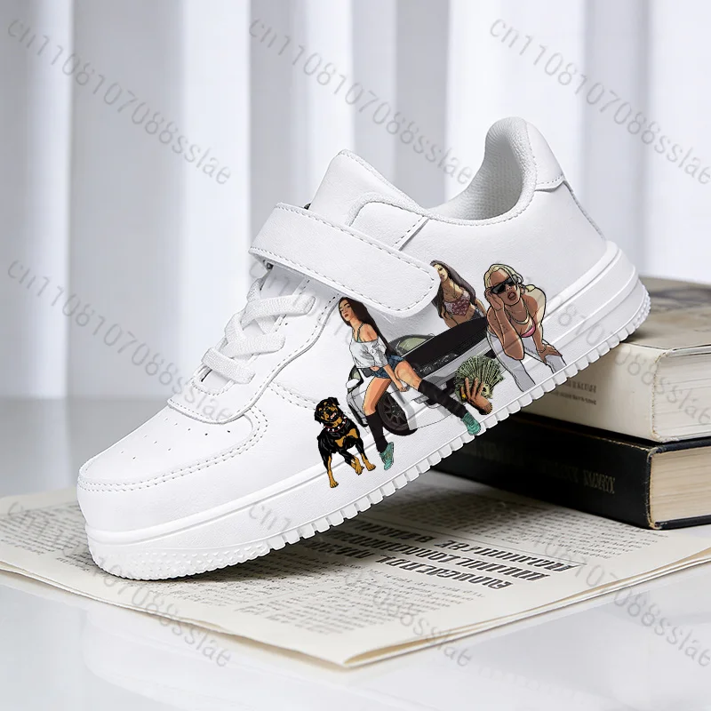 New Model G-Grand Theft Autos Children Campus Sneakers Parity Boys Outdoor Sports Basketball Shoes Gift for Him