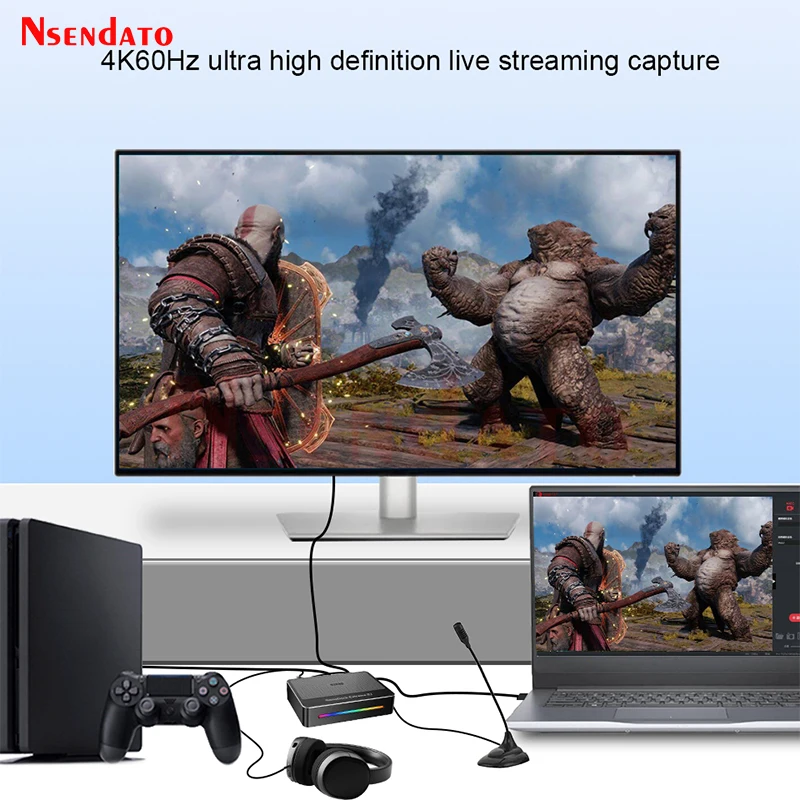 Ezcap364 GameDock エクストリーム 8K USB 3.2 タイプ C HDMI ビデオオーディオゲームキャプチャカード 4K 60hz PS5 カメラライブストリーミングレコーダー