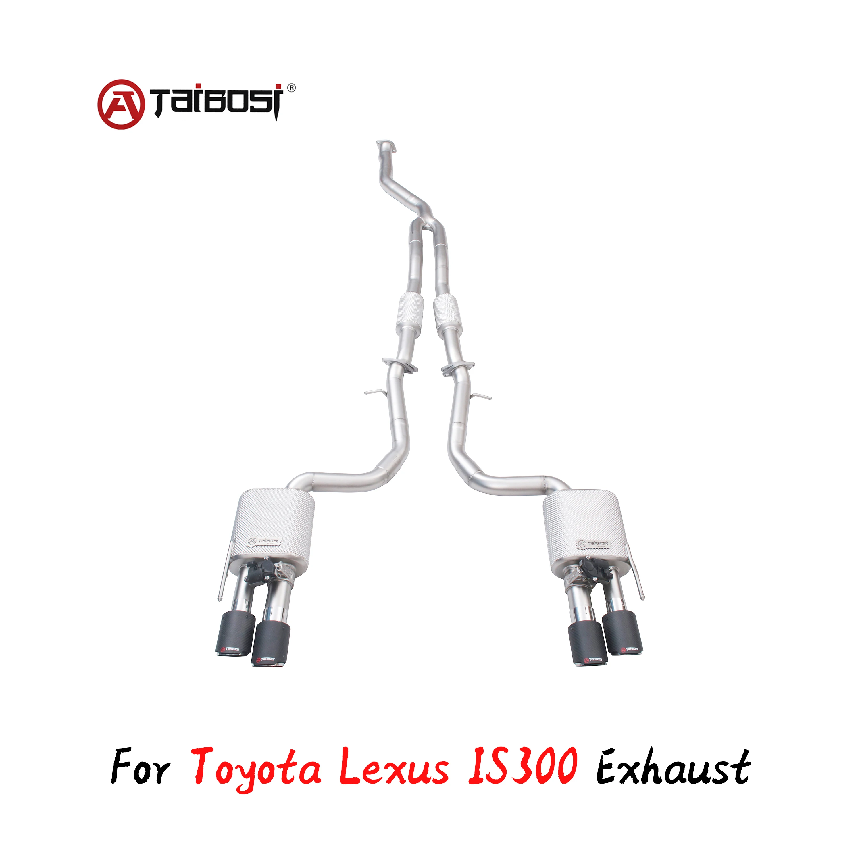 For Toyota Lexus IS300 Exhaust Catback Pipe Taibosi Performance Electric Valve Car Muffler Remote Control Cutout Accessories DIY