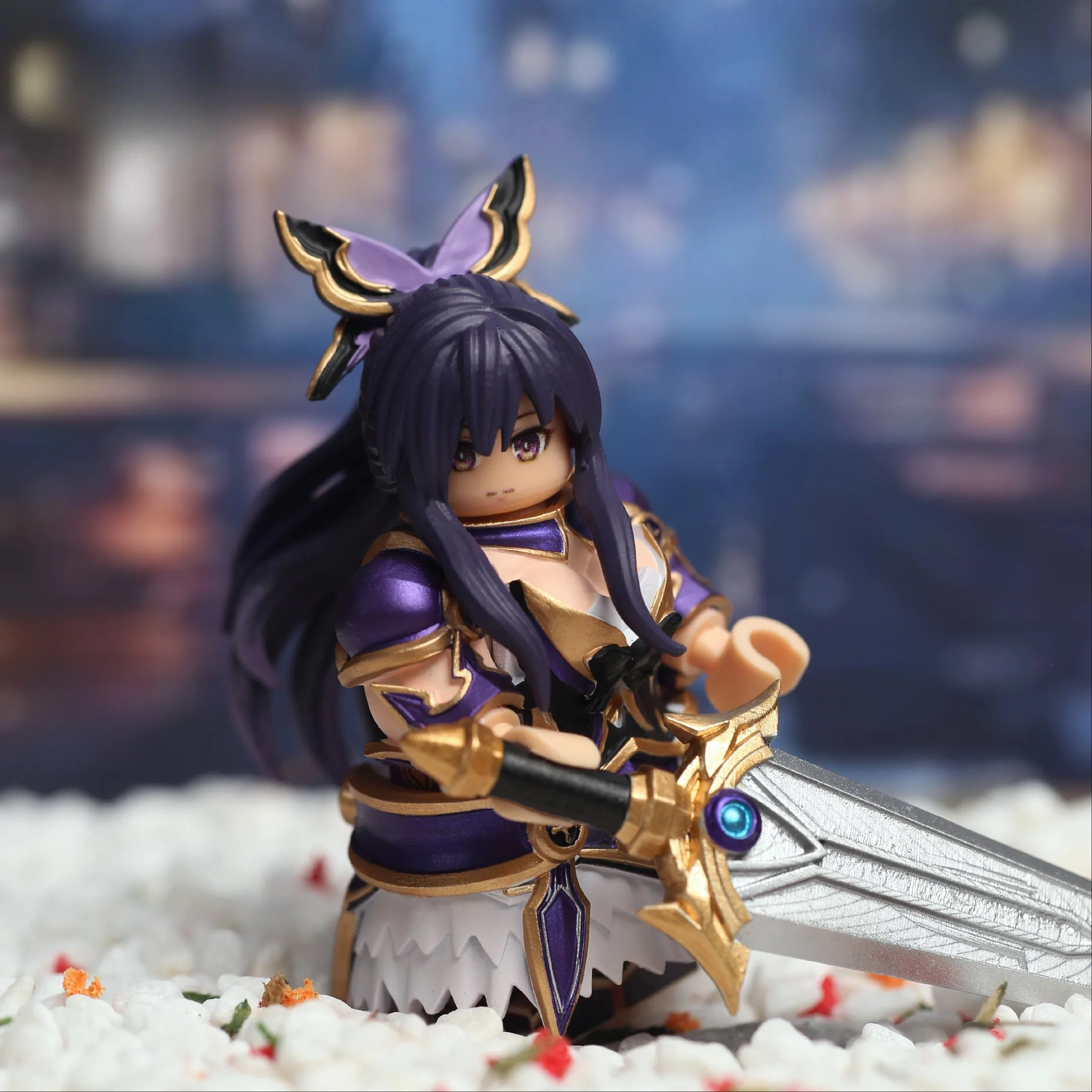 Anime Figure Yatogami Tohka Sexy Beautiful Girl Building Block Peripheral Model Desktop Decoration Ornaments Birthday Gifts Toys