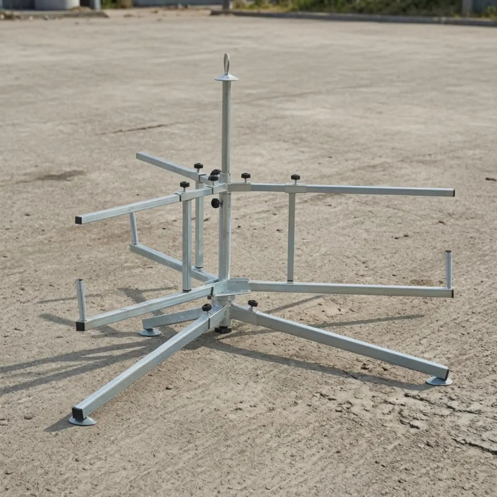 Pipe Dispensing Rack Stable Pipe Dispenser with Stand Anti-Slip for Job Sites