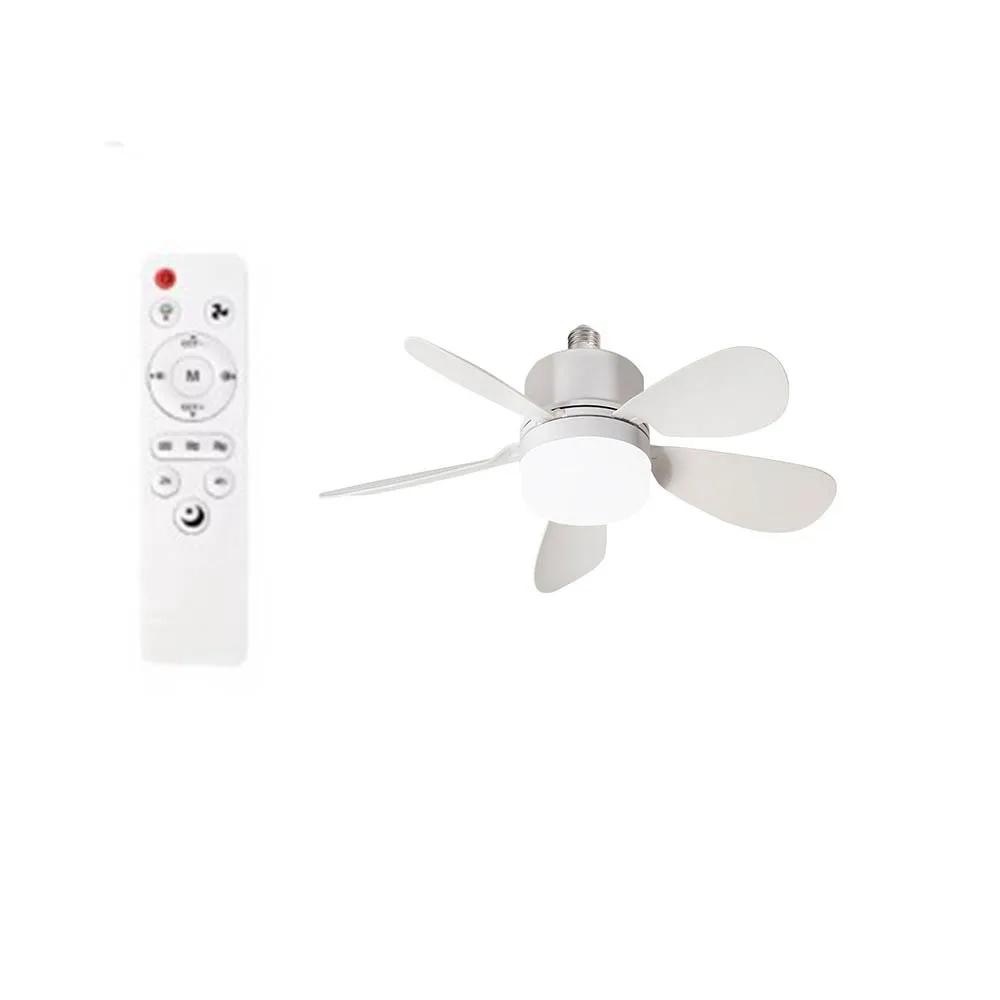 with Lights Ceiling Fan Light with Remote Control 3 Gears Ceiling Lamp Dimmable Energy Saving E27 Socket Ceiling Fan