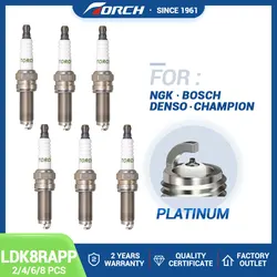 2-8PCS Double Platinum Candles Torch LDK8RAPP Replace for DONGFENG SFG15T 3707200-F00-00A 3707200F0000A Spark plug Auto Parts