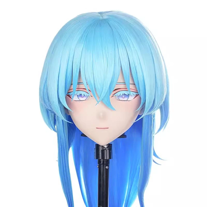 

Anime Full headband lock Customize Full Crossdress Doll Female/Girl Cartoon Character Kig Cosplay Kigurumi Mask BJD