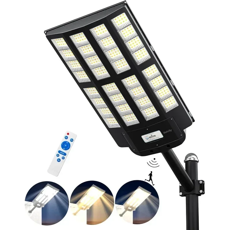 

Gefolly Outdoor solar street lights commercial parking lot lights outdoor area lights suitable for basketball courts