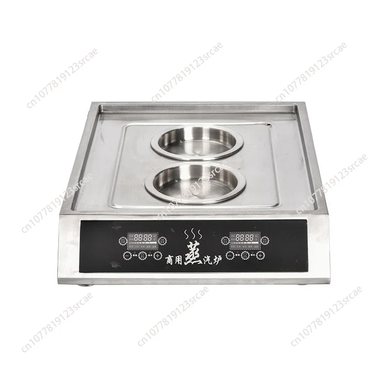 Electric Steamer       Stainless Steel Rice Noodle Roll Steamed Bun Steam Machine Vermicelli Roll Steaming Furnace