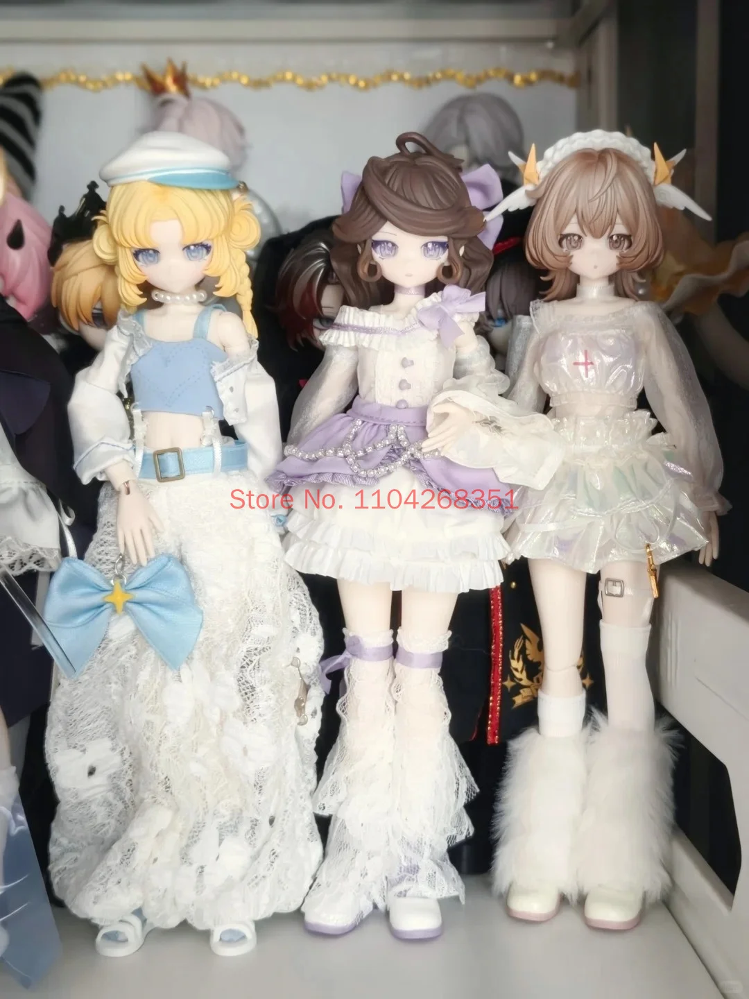 Nova Eight Scale Bjd Blind Box E Alike Girl Group Articulated Figure Collectible Trendy Desktop Decor Cute Mdoel Collection Toys view 2