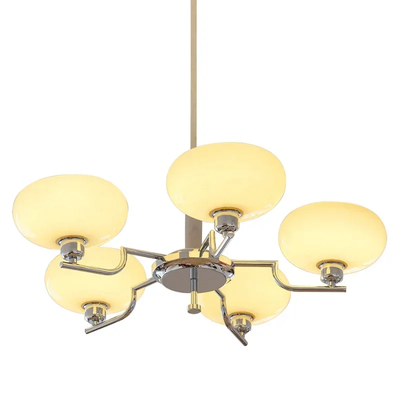 2024 Bauhaus Medieval Modern French Bedroom, Study Room, Living Room Chandelier Designer Nordic Retro Lamp