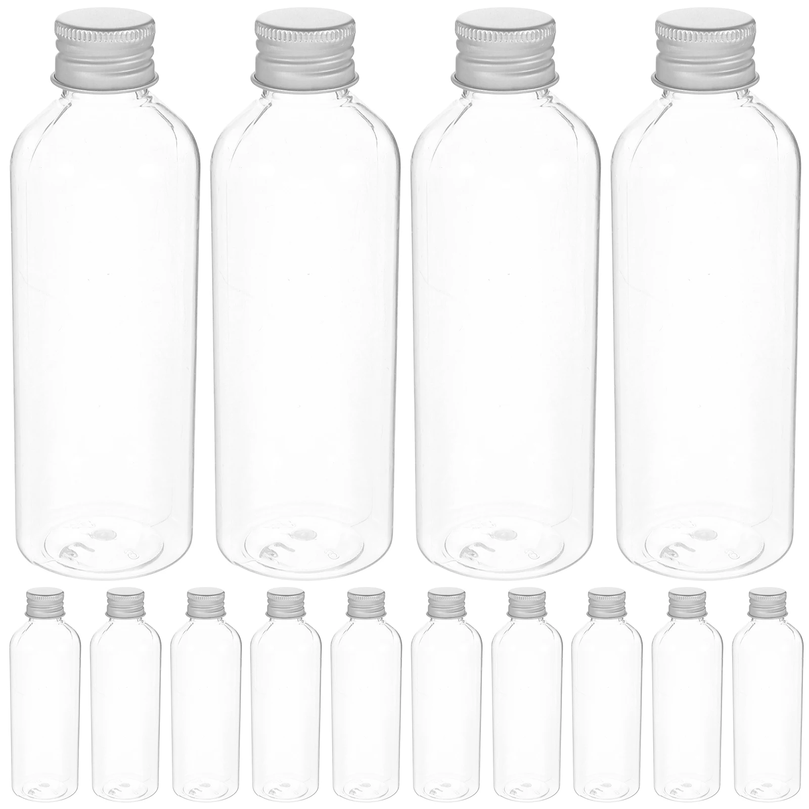 

20pcs Travel Bottles Empty Refillable Plastic Lotion Dispenser Small Transparent Liquid Containers for Skincare Water