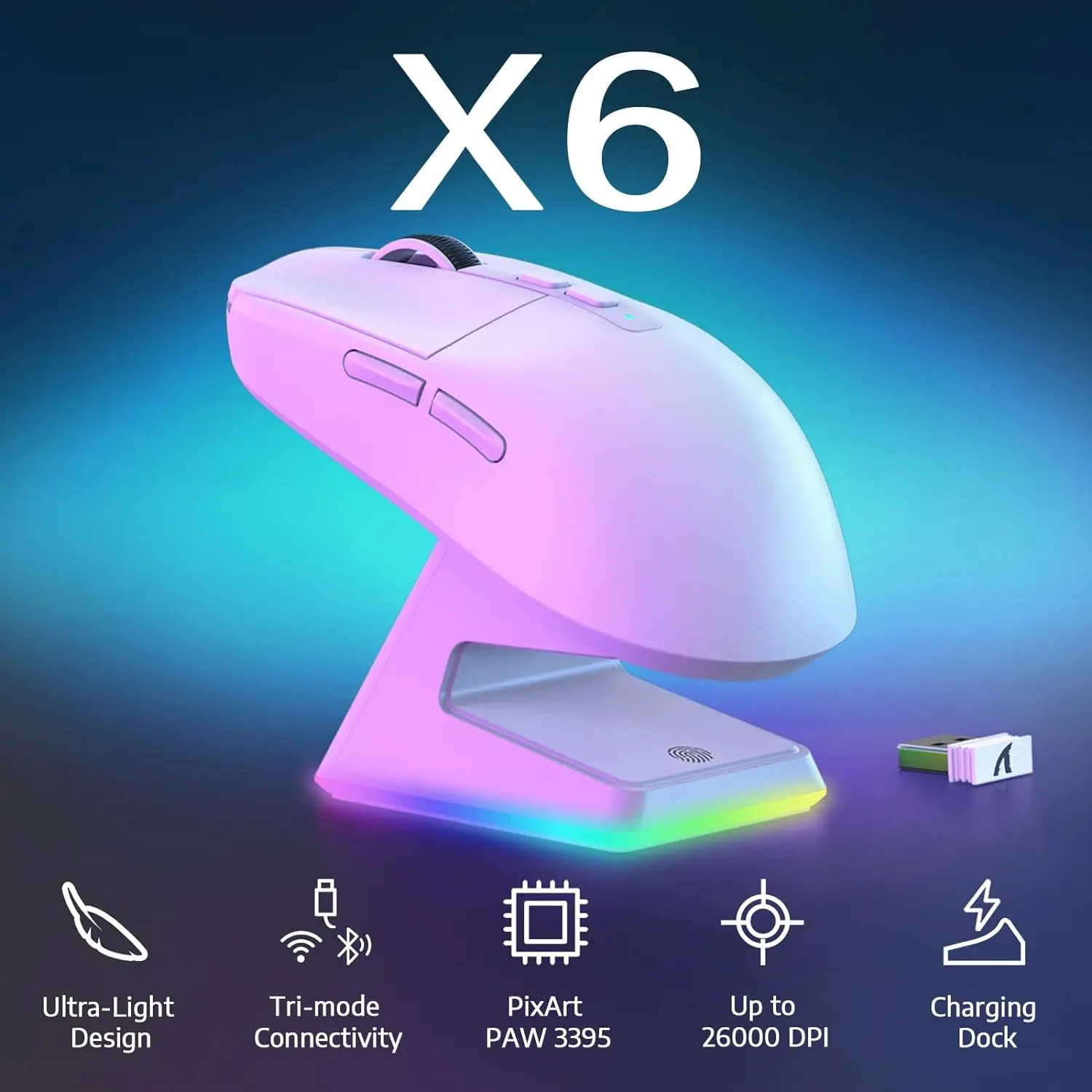 Attack Shark X6: La Ratonera Bluetooth de Alto Rendimiento para Jugadores y Profesionales