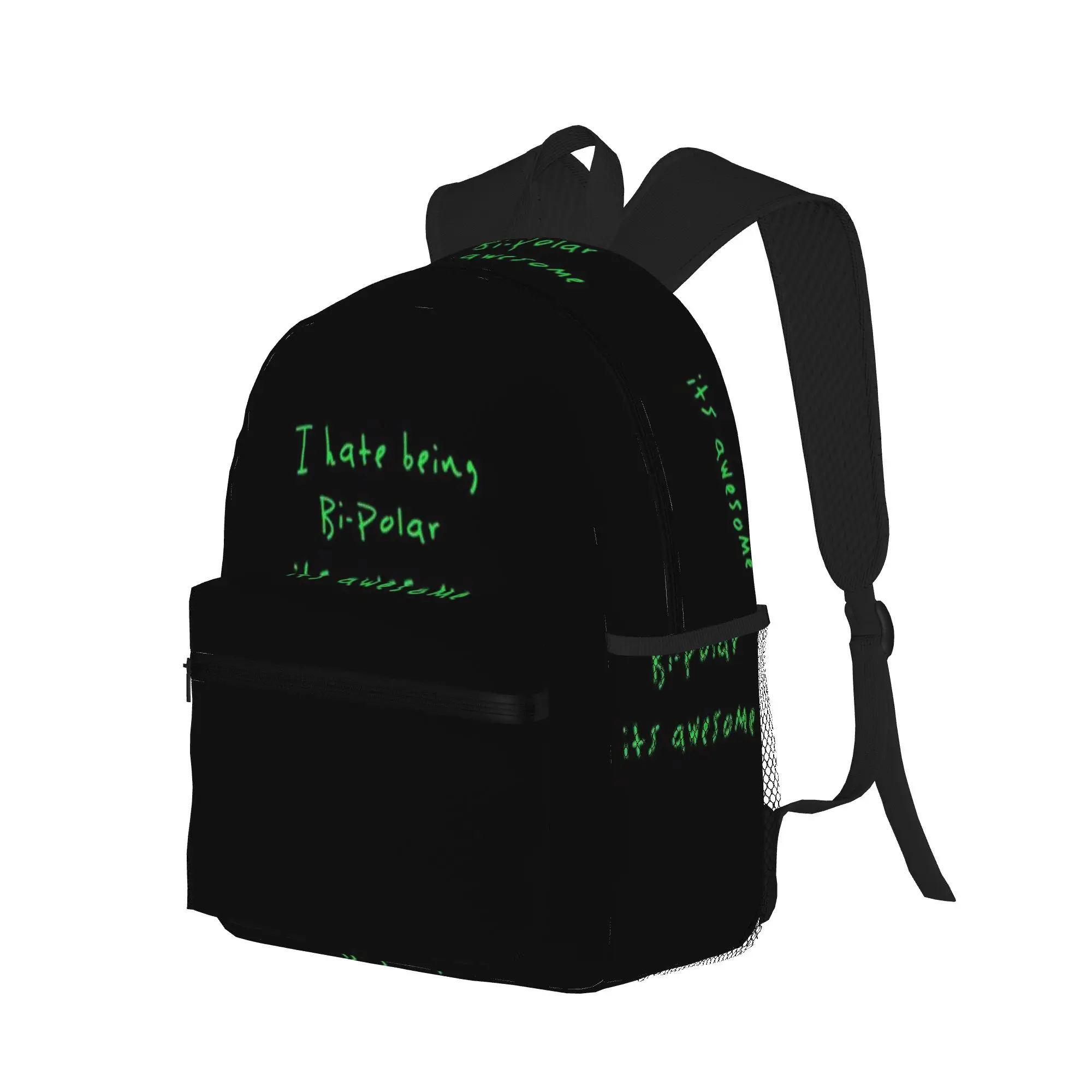 i hate being bipolar its awesome Kanye West  Casual Backpack for Students and Adults Backpacks