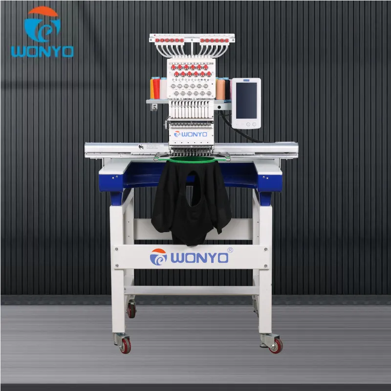 Short Time and Safe Delivery High Speed High Quality Embroidery Machine for Hat/Flat/T-shirt/Cap
