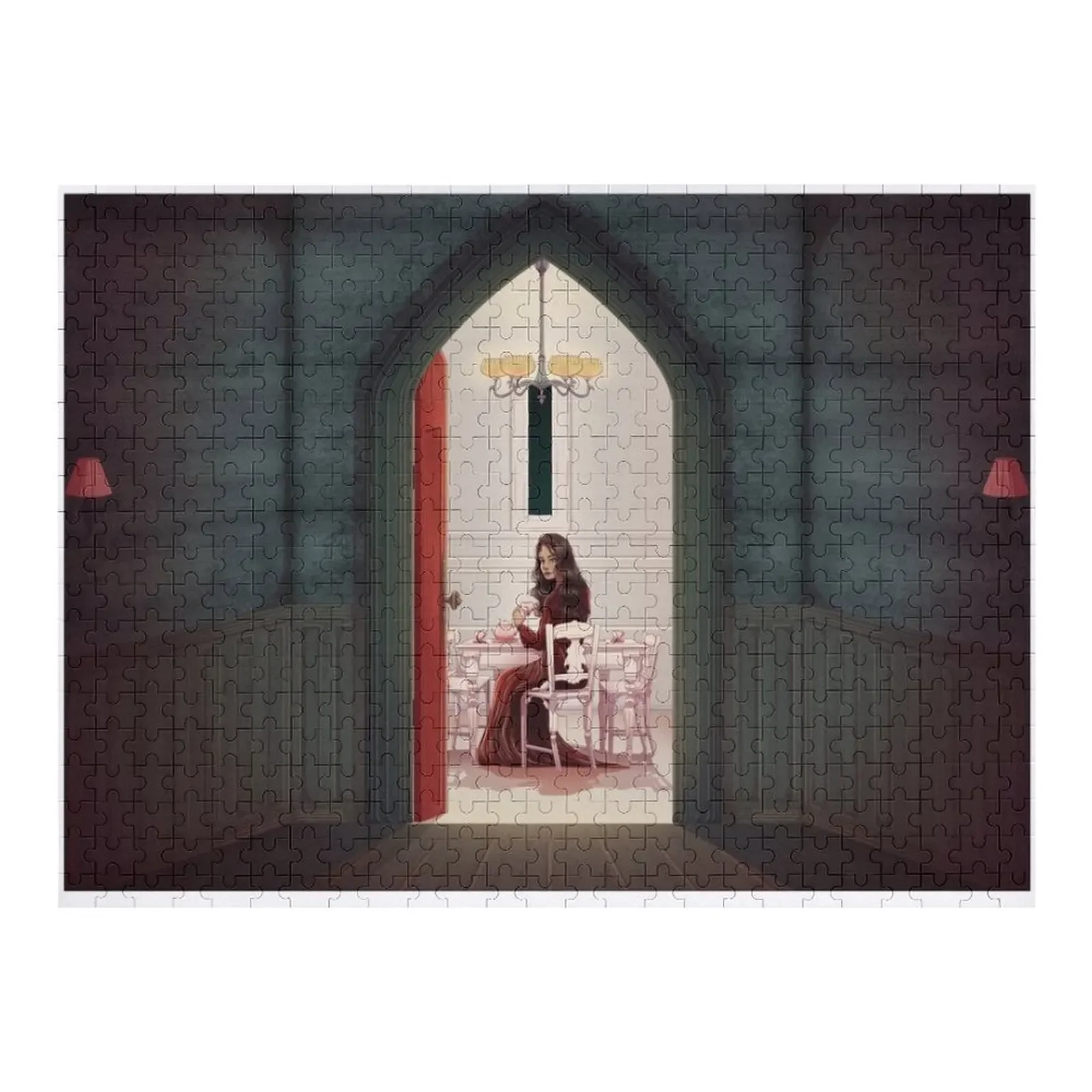 

Red Room Jigsaw Puzzle Personalised Customizable Gift Customized Toys For Kids Puzzle