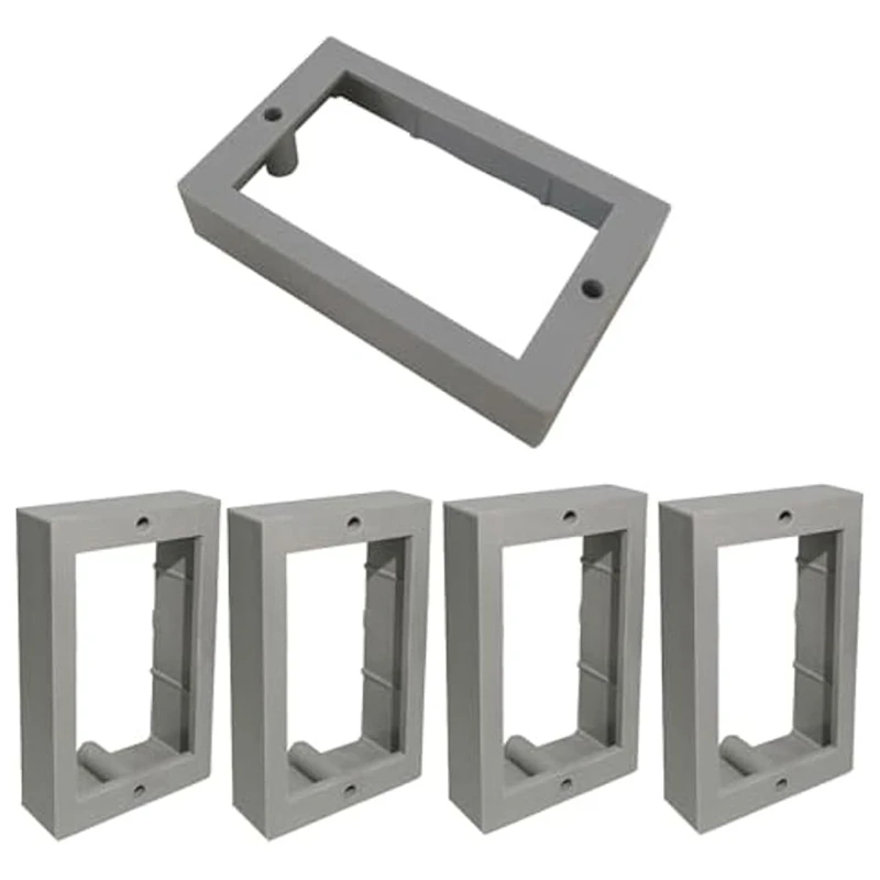 1/2Inch Single Gang Outlet Box Extender-Electrical Box Extender Solution For Electrical Outlet Box Switches & Outlets