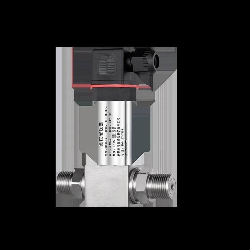 Compact integrated differential pressure transmitter with digital differential pressure sensor, differential pressure sensor