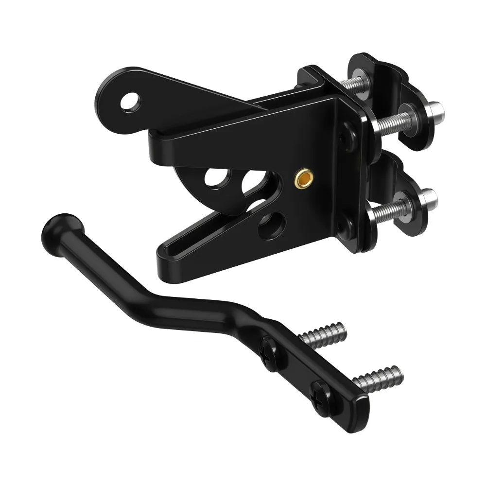 Auto Gate Latch With Bolt  For Pasture Garden Fence Farm Gate Carbon Steel Automatic Slam Catch Garden Hardware