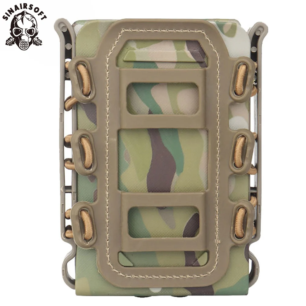 Tactical Magazine Pouch For AR15 M4 5.56 7.62 Scorpion Fast Mag Quick Release MAG TPR Holster Case Box Hunting Molle System Belt