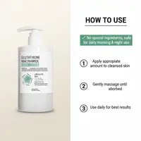 Lotion Corporelle Nourrissante au Glutathion 300ml, Douce, à la Vitamine C et Niacinamide, Hydratation Profonde, Peau Lisse et Éclatante, Soin Réparateur pour Peaux Sèches et Rugueuses 5