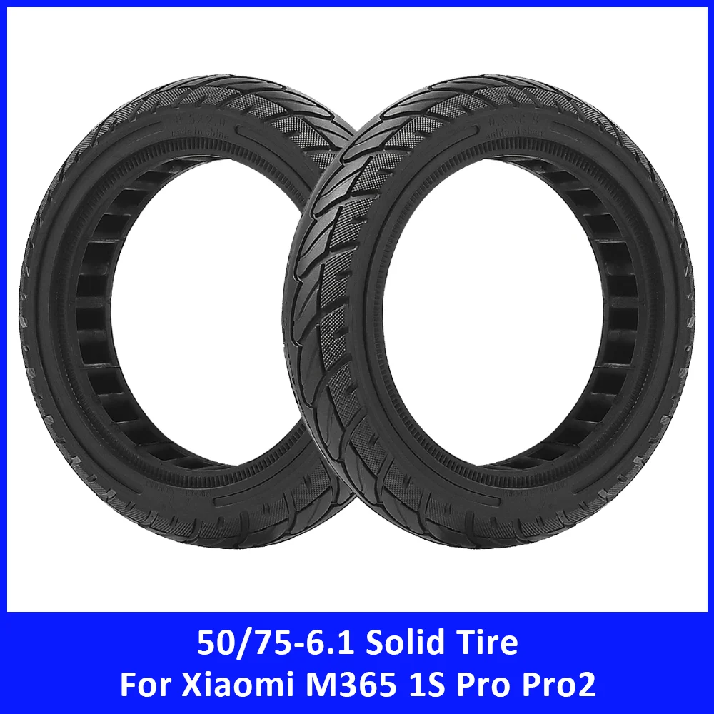 

Покрышка цельнолитая 50/75-6.1 (8.5x2.0) для электросамокатов Xiaomi M365 Pro 1S Pro2 Mi3, Gotrax Apex XL XR Elite, Hover-1 Titan, Aovopro. Запчасти для шин.