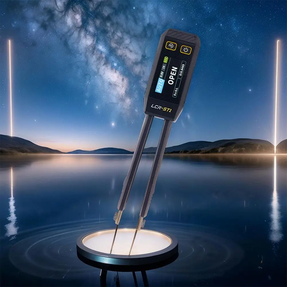 

LCR-ST1 Мини-умный пинцет LCR SMD ESR тестер сопротивления измерение индуктивности диодные инструменты емкости тест на непрерывность K8C3