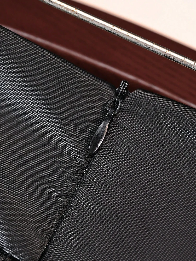 أنيقة ألف خط التنانير الطويلة للنساء جودة عالية البوليستر السلس تنورة ماكسي للحفلات مع جيوب Y2K سيدة التنانير النسائية الصلبة