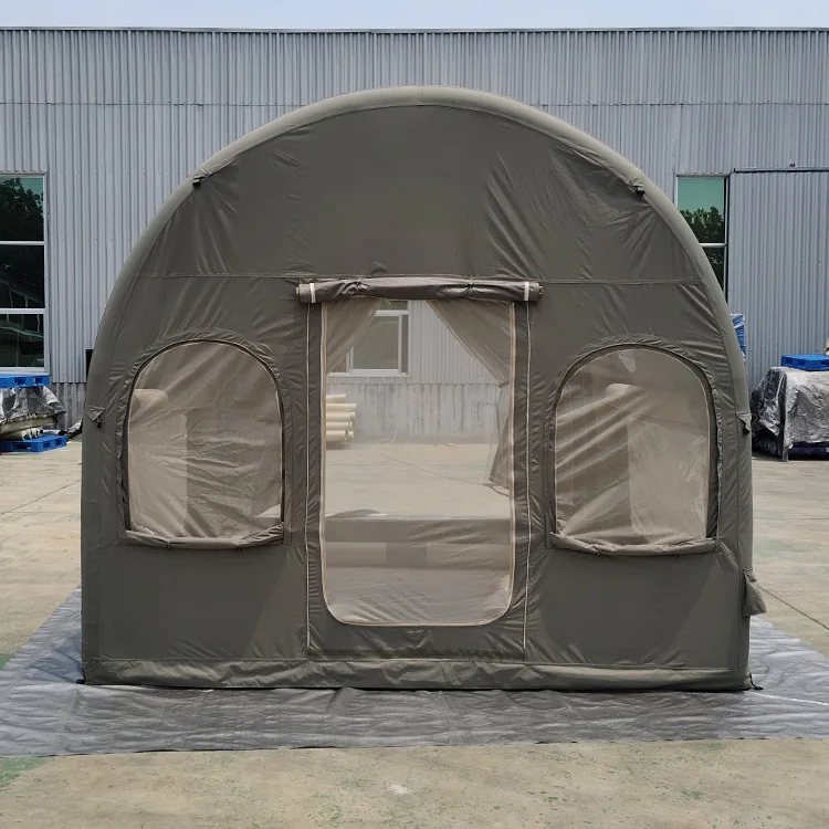 Single Layer Fully Automatic Inflatable Tent New Thickened Oxford Material for Outdoor Camping Ridge Hut Equipment