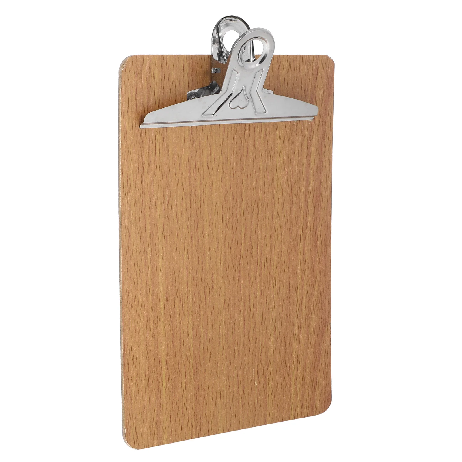 

A5 Letter Size 3Mm Thick Profile Clip Clipboard Wooden Board for Office Use Anti Rust Clamp Double Sided Film Protection Sturdy
